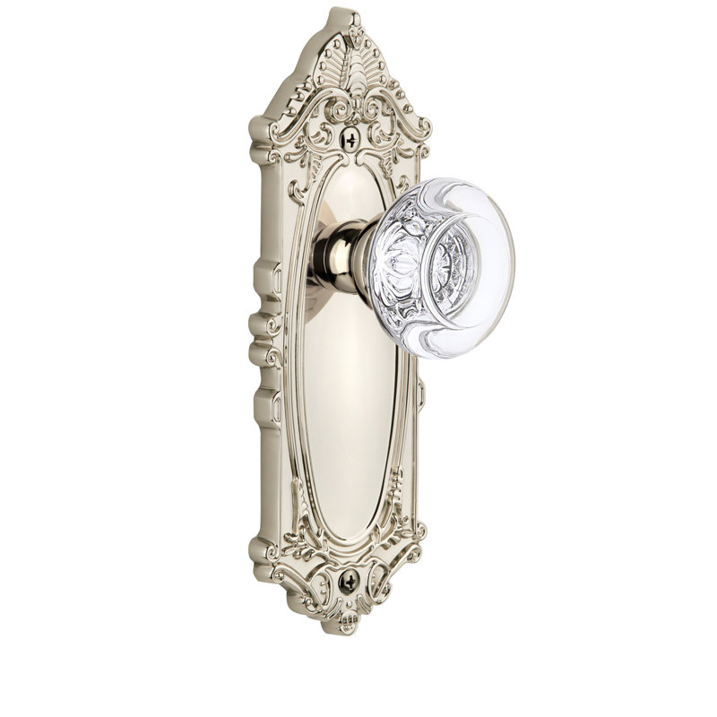 Double plaque Grand Victorienne, Nickel poli