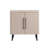 31" Fluted Accent Cabinet | Whitewashed Oak Storage & Display | Gift Idea-379860495