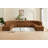 Hurlburt Upholstered Curved Sectional with Ottoman Reversible-89266418
