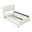 Lit plateforme double avec lit gigogne et lit gigogne double