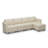 Colusa Faux Leather L-Shaped Sectional Sofa-247862342