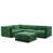 100 % polyester vert est en rupture de stock