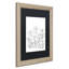 « simple fleur doodle », impression sur toile encadrée-19607715-19607713-70582985