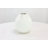 Zadah Ceramic Minimalistic Decorative White Vase with Scroll Handles