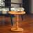 Round Side Table with MDF Tabletop, Solid Wood Spindle Leg Living Room Table