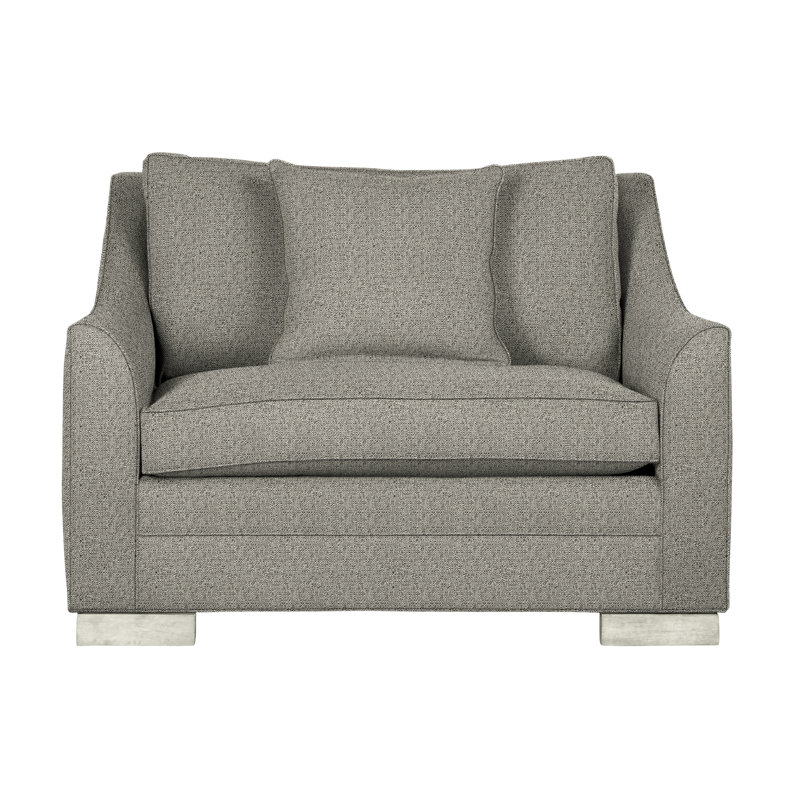 Chaise et demi 50,5 po Nicholas, Graphite Tuck, Wrenn
