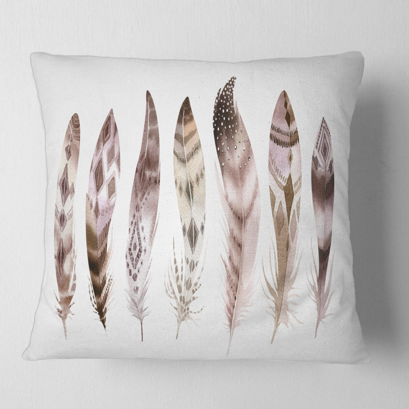 Ensemble et housse de coussin carré Feather, 18" x 18"