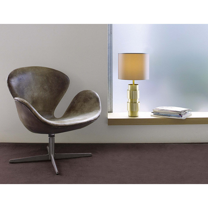 Ring Table Lamp, Satin Brass