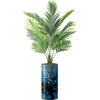 Faux Palm Plant in Planter