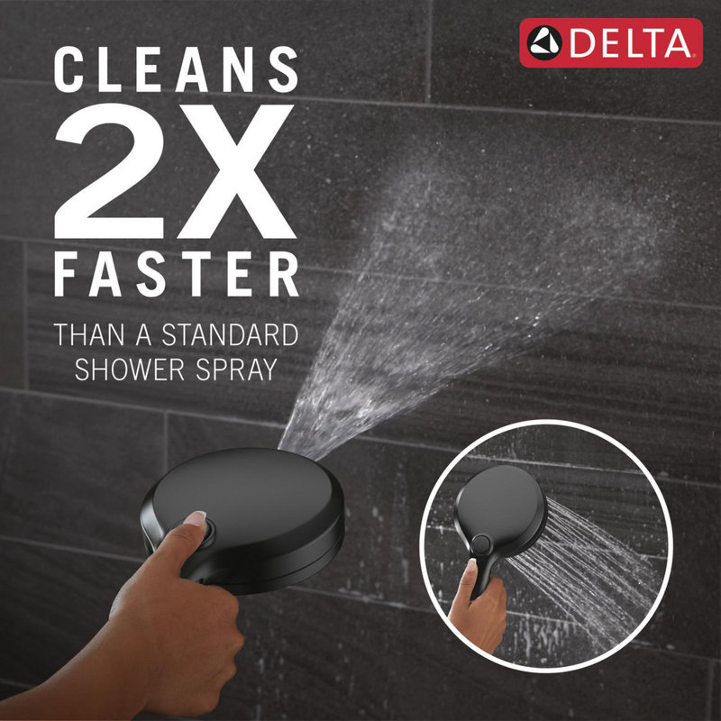 Matte Black Multi-Function Handheld Wall Mounted Shower Head