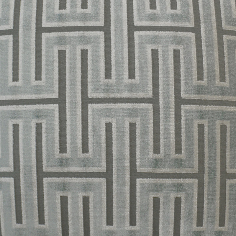Coussin décoratif Carlyle, Glacier, Carré 22 po