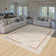 Monaco Series Abrstract Black/Gray/Ivory/Beige Area Rug
