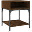 Elsaid 40cm W Iron Bedside Table-749494356