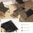 4 Pieces Oversized PVC-coated polyester  Conversation Set