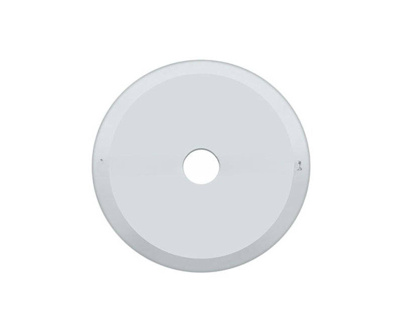 Metal Knob Backplate, Polished Chrome