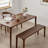 Super chunky solid wood dining table-106920279