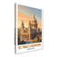 St. Paul's Cathedral, England - Romantic Travel Poster Of London's Iconic Dome. Giclée Print On Wrapped Canvas. Wall Art, Home Decor - Religious & Cultural Sites, England - Wrapped Canvas Print-1001297682