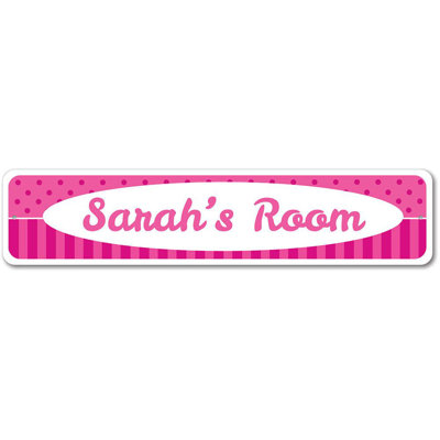 Pink Patterns Metal Sign