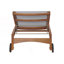 Chaise longue d'extérieur avec assise en filet-1432344286