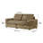 78.7''W Corduroy Modular Sectional Sofa Bed, Comfy 2-seater Upholstered Loveseat Couch with Armrests and Deep Seat, Modern Sleeper Couch Bed for Living Room, Bedroom and Office, Green-2027764134-2027764131