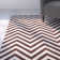 Greer Chevron Chocolate Area Rug
