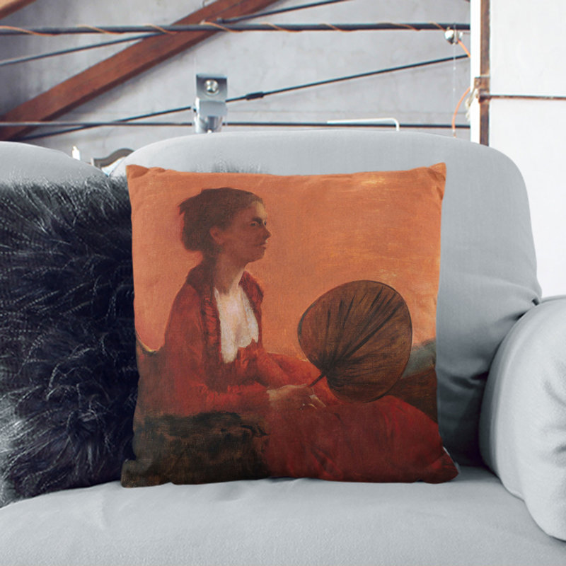 Square Cushion, 40cm H x 40cm W x 15cm D