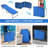Folding Chaise Lounge Chair With Face Hole For Beach