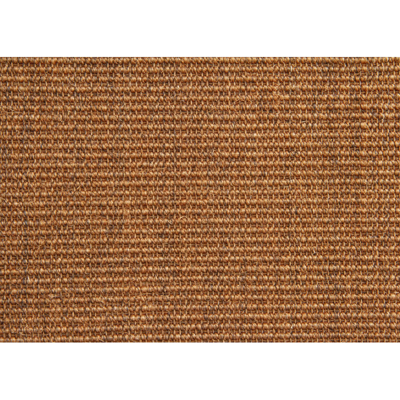 Areesha Solid Colour Jute / Sisal Area Rug, Square 200cm