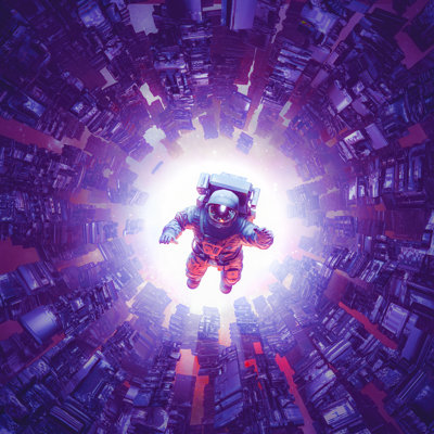 Space Time Singularity by Grandeduc - Wrapped Canvas Print