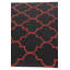 Tapis noir Otto