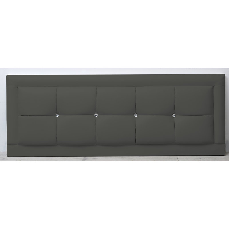 Velazquez Upholstered Headboard, Grey, Kingsize (5')