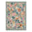 Aarna Blossom Floral Machine Washable Green / Beige Indoor Area Rug with Non-Slip Backing-1258370485