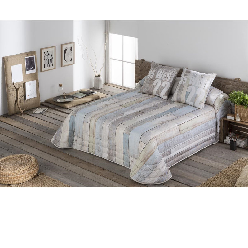 Ginsburg Striped Bedspread, 270 x 270 cm