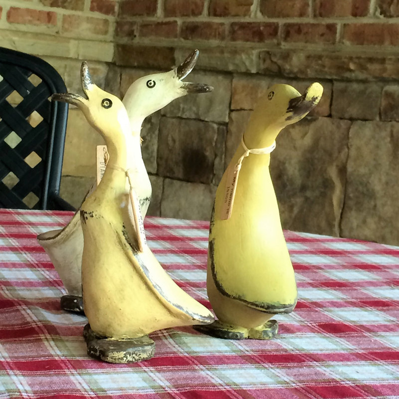 Ensemble de 3 figurines de bébé canard