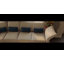 Canapé modulaire de coin en L en chenille avec repose-pieds Ahren-1612285473