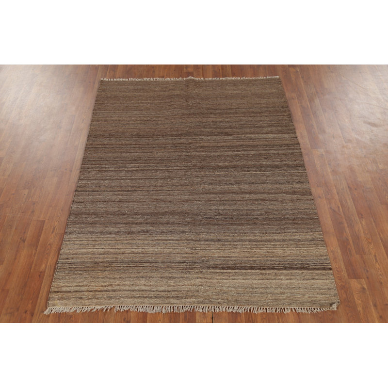 Tapis rayé brun All Kilim 5 x 7