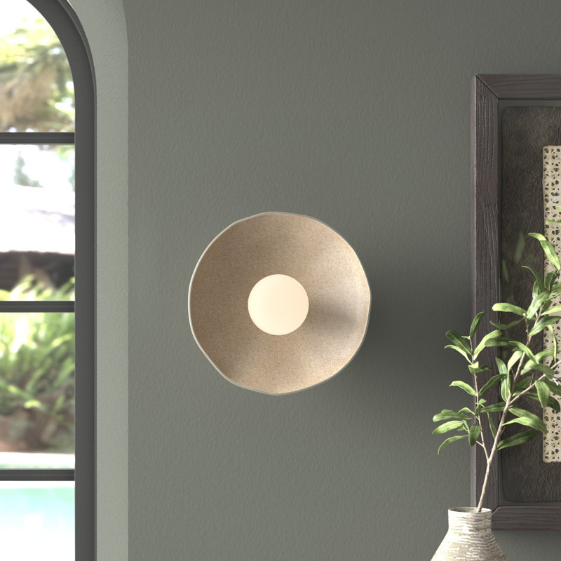 Tulipe Iron Flush Mounted Sconce