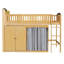 Lit mezzanine avec armoire de rangement, garde-robe et DEL-1002403564-1002403567