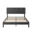 Beda Upholstered Bed Frame with Padded Tufted Headboard-1446738173-1446738174