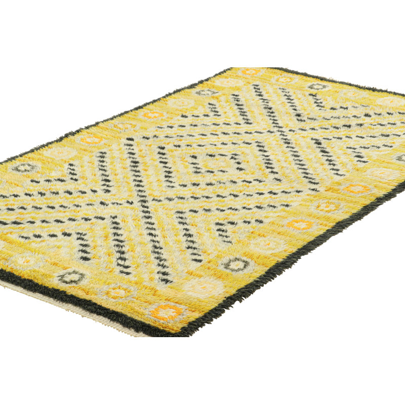 One-of-a-Kind 3’10x6’11 Hand Knotted Area Rug
