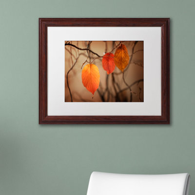 «Leaves After Leaves», reproduction de photo sur toile mate
