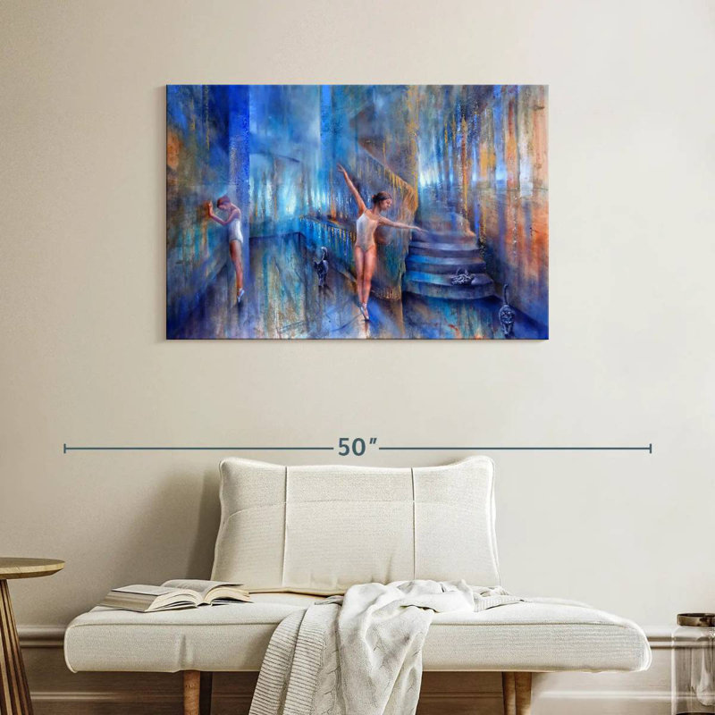 Enn Dancing With Cats, 26" H x 39" W