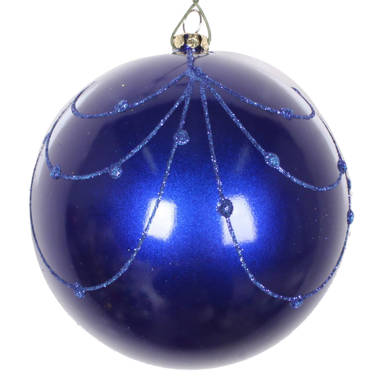 Clear Ornament with Glitter Interior