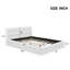 Grand lit plateforme tapissier Sturdy Construction-1851734710