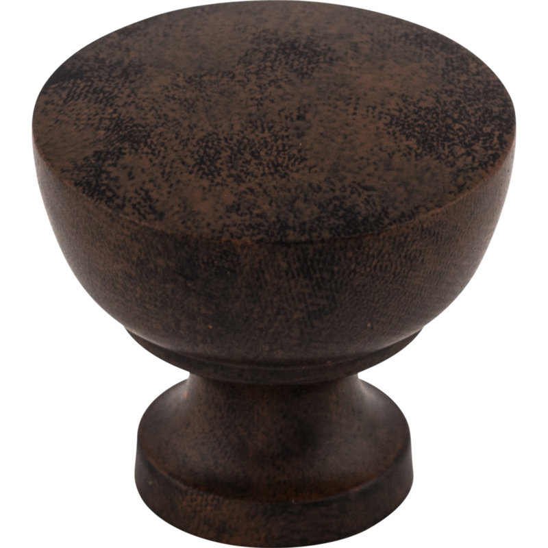 Bergen 1 1/4" Diameter Mushroom Knob, Patina Rouge