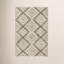 Diamond Cove Green Hand Tufted Wool Rug-743605470