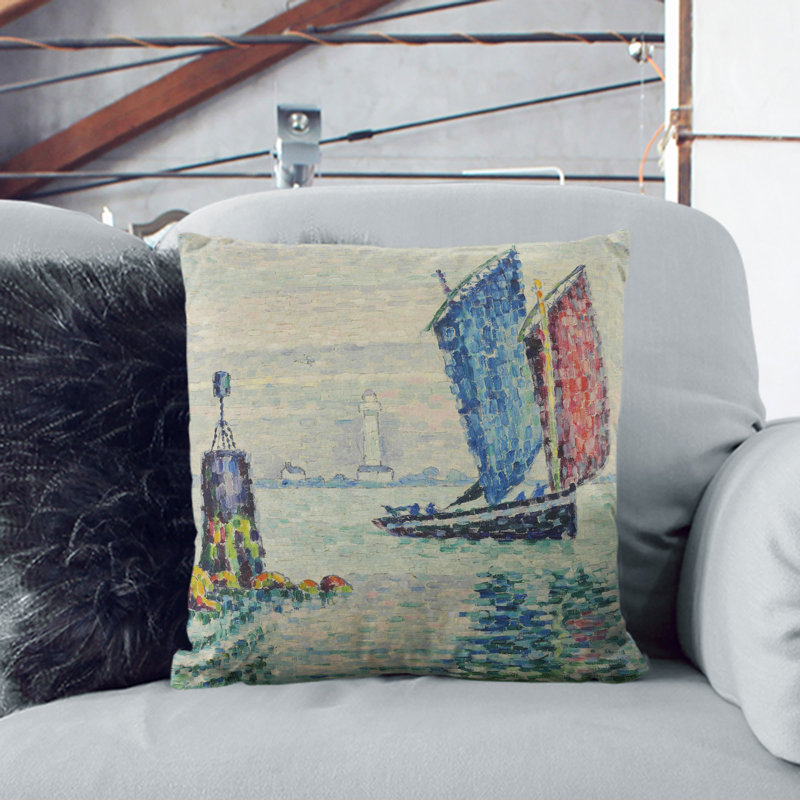 Square Cushion, 55cm H x 55cm W x 20cm D