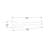 0.75'' H x 78.75'' W x 3.88'' D Plastic Crown