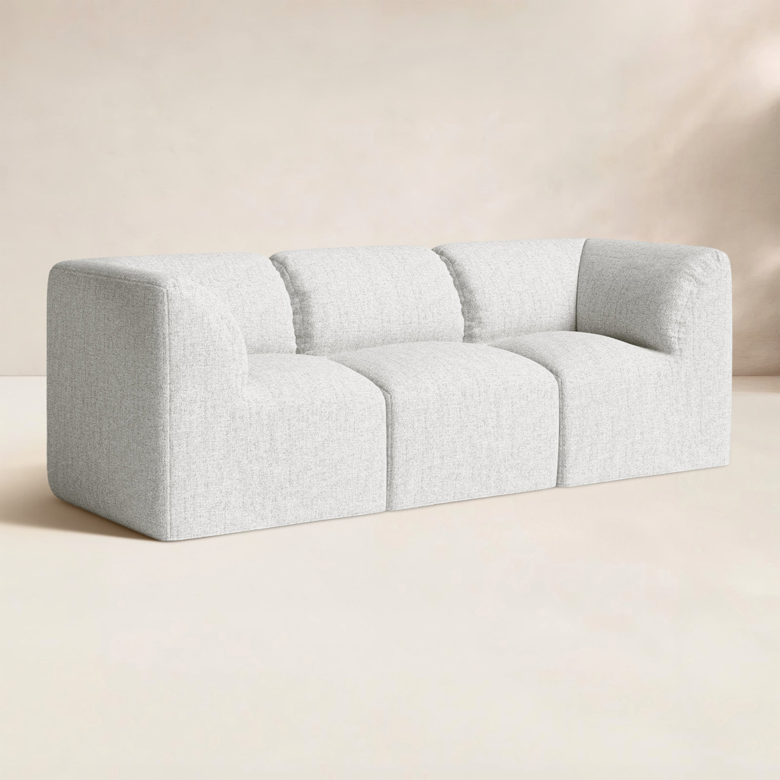 Praia 96" Sunbrella Outdoor Sofa, Canvas White Sunbrella® Canvas