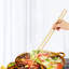 1 paire de baguettes de cuisson longues de 18 po et de baguettes en bois extra longues pour la cuisson des nouilles de cuisine